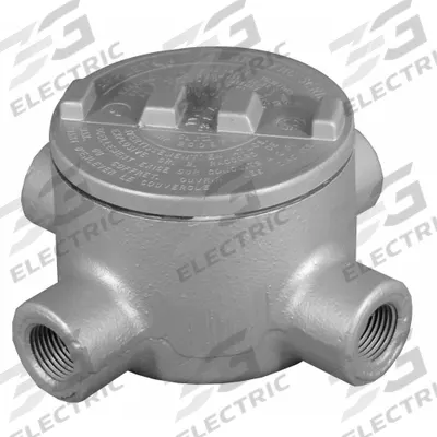 APPLETON ELECTRIC Conduit Outlet Body: Iron, GR, 2 in Trade Size, X Body - X, XAT and XTF Round Body - Cross Type