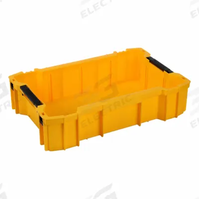 DEWALT Tough System Tool Tray: 18 7/16 in W x 4 1/2 in H x 18 in L, Plastic - Tough System Storage Totes