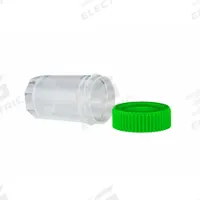 APPROVED VENDOR 20 mL Vials with Caps: Sample, PPCO, 20 mL, Green, 28 mm Body Dia, Non-Sterile (MPN 99192981). Key specifications — Neck Size: 28 mm; Self-Standing: Self-Standing; Closure Color: Green; Brand: APPROVED VENDOR; Vial Type: Sample; Body Color: Natural; Includes Closure: Yes; Bottom Shape: Round.