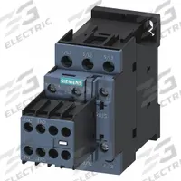 SIEMENS IEC Power Contactor: Non-Reversing, 3 Poles, 3NO Contacts, 12 A, 110V AC Coil (MPN 3RT20241AG24). Key specifications — Brand: SIEMENS; Integrated Surge Suppression: No.