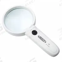 INSIZE Illuminated Magnifier: 2X, 75 mm Lens Dia (MPN 7513-2). Key specifications — attr1201460: 7513-2; attr1183286: 75 mm; attr1183296: INSIZE; attr1183291: Illuminated Magnifier.
