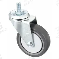 APPROVED VENDOR Replacement Caster: 100 lb Cap, Zinc Plated, Gray, Rubber/Steel (MPN 36CF82). Key specifications — Material: Rubber; Color: Gray; Finish: Zinc Plated; For Use With Mfr. Model Number: 35KT24; Manufacturer Part Number: 36CF82; Brand: APPROVED VENDOR; For Use With Grainger Item Number: 35KT24; Accessory Type: Caster.