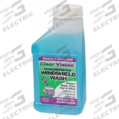 CLEAR VISION Windshield Washer/De-Bug: Concentrate, Windshield Washer Fluid, De-Bug - Windshield Washer Fluids