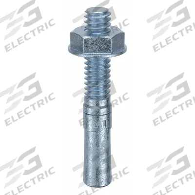 MKT FASTENING Wedge Anchor: 1 3/4 in Overall Lg, 1/4 in Dia, 1/4"-20 Thread Size, Steel - Steel Wedge Anchors