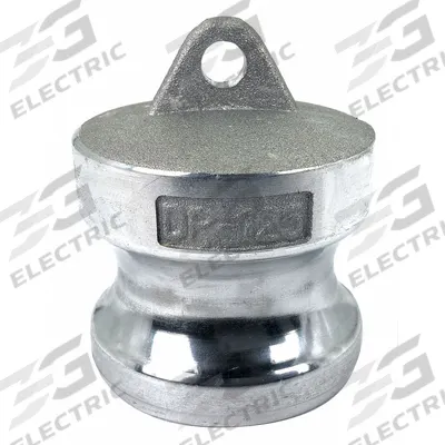 Grainger Cam and Groove Spool Adapter: 1 1/4 in Coupling Size - Type DP Aluminum Cam & Groove Dust Plugs
