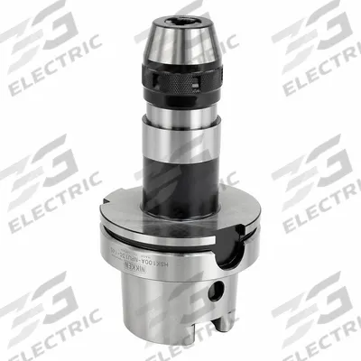 LYNDEX-NIKKEN Drill Chuck: HSK100A, 3/32 in to 1/2 in Capacity - High-Precision Taper-Mount Keyless Drill Chucks for CNCs