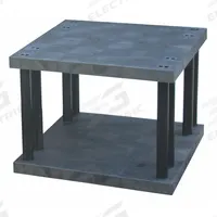 STRUCTURAL PLASTICS Plastic Shelving: 36 in x 36 in, 27 in Overall Ht, 2 Shelves (MPN ST3636B). Key specifications — Resistance Properties: Corrosion-Resistant; Frame Material: Plastic; Shelving Material: High Density Polyethylene; Brand: STRUCTURAL PLASTICS.
