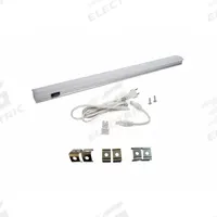 LED Cove Light Fixture: 18 in Lg, 663 lm, 4500K, 8.4 W, Plug-In, Silver, Aluminum, 1 in Ht, 120V AC (MPN ZX515-CL-HL-CW-9). Key specifications — attr1262778: 120V AC; attr1262749: Plug-In; attr1262754: Integrated LED; attr1262758: Aluminum; attr1262760: Yes; attr1262765: LED; attr1262776: High/Low; attr1262780: 4500K.