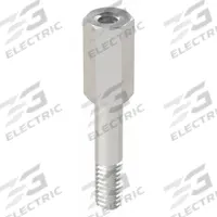 Standoff: Male x Female, 1 in Lg, Hex, Aluminum, Plain, 1/4 in Hex Wd, Aluminum, Aluminum, 10 PK (MPN CRR040888GR). Key specifications — Brand: APPROVED VENDOR.