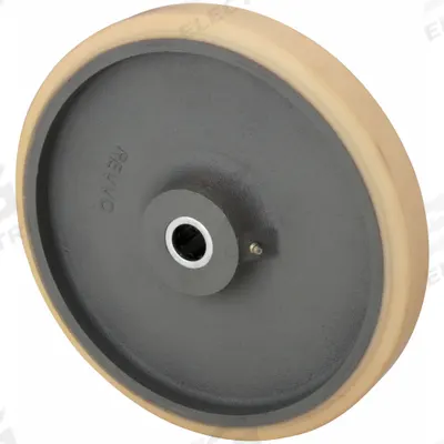 APPROVED VENDOR Caster Wheel: 10 in Wheel Dia., 1 3/4 in Wheel Wd, Polyurethane, Iron, Std - Polyurethane Tread on Iron Core Wheels