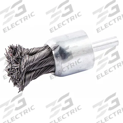 APPROVED VENDOR End Brush: Twisted Steel, 1 in Dia, 0.02 in Fill Dia - Heavy-Cleaning Brushes for Carbon Steel