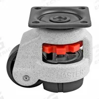 FOOT MASTER Plate Caster: Nylon Tread, 42 mm Wheel Dia, 71 mm Mounting Ht, 132 lb Load Capacity (MPN GD-40-F-NYN). Key specifications — Brand: FOOT MASTER; Frame Color: White.