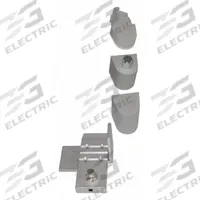 KABA ILCO Pivot Hinge: Aluminum, 1 3/16 in Leaf Ht (MPN IL-OP-19-LH-AL SETS - ALDORA STYLE). Key specifications — Material: Aluminum.