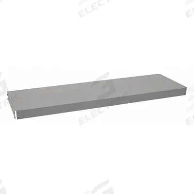 TENNSCO Shelf: 60 in x 18 in, 3,250 lb Load Capacity, Steel, 16 ga Decking, Gray - Solid Steel Decking Shelf Kits for Boltless Shelving