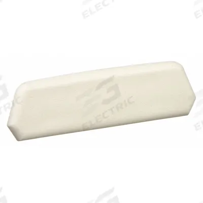 LEGRAND Blank End: 800, 1 1/4 in Wd, 1/2 in Ht, Plastic - End Fittings for Nonmetallic Single-Channel Raceways