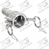 Cam and Groove Coupling: 3/4 in Coupling Size, 150 psi Max. Working Pressure @ 70 F, Male Hose Shank (MPN BULK-CGF-288). Key specifications — Gasket Material: Nitrile; Fitting Type: Male Hose Shank; Includes Locking Arm: No; Body Material: 304 Stainless Steel; Brand: USA INDUSTRIALS.