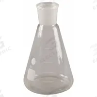 APPROVED VENDOR Erlenmeyer Flask: 25 mL, Colorless, Conical, 10/19 Compatible with Stopper Size (MPN 5YHN8). Key specifications — Shape: Conical; Body Color: Colorless; Brand: APPROVED VENDOR; Compatible with Stopper Size: 10/19.