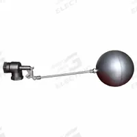 BOB Float Valve Assembly: For Water Media, Angle Valve Body, Cylindrical, Horizontal Piping, FNPT (MPN R1380-1-1/4-5). Key specifications — Mounting: Horizontal Piping; Arm Adjustability: Adjustable; Connection Gender - Side 1: Female; Connection Gender - Side 2: Female; Brand: BOB; Connection Type - Side 1: NPT; Connection Type - Side 2: IPS; Flow Rate: 180 gpm @ 85 psi.