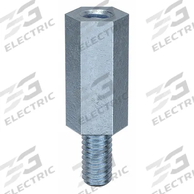 APPROVED VENDOR Standoff: Male x Female, M4x0.70 Thread Sz, 23 mm Lg, Hex, Steel, Zinc-Plated - Steel Male x Female Standoffs