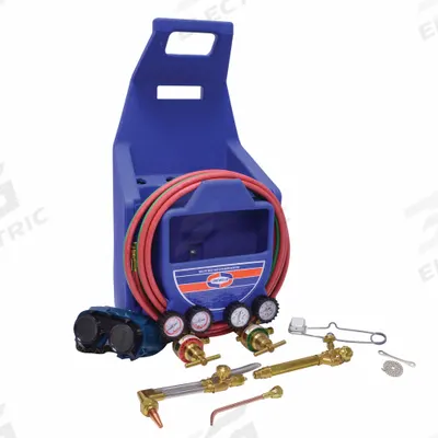 UNIWELD Tote Outfit W/O Cylinders: Acetylene - Portable Brazing, Cutting & Welding Outfits