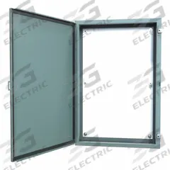 HAMMOND Electrical Enclosure: Steel, 36 in x 24 in x 6 in, NEMA 12/13, w/Panel, Solid Cover, Hinged (MPN 1418L6). Key specifications — Brand: HAMMOND; Closure Method: Clamps; Knockouts: Not Included.