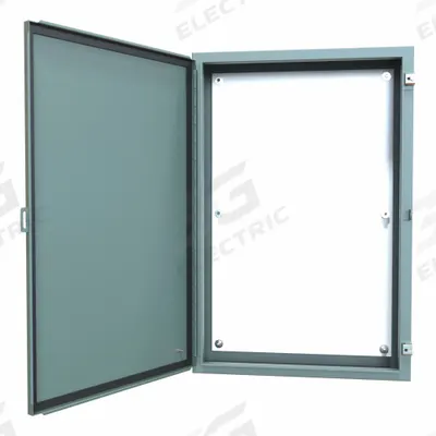 HAMMOND Electrical Enclosure: Steel, 36 in x 24 in x 6 in, NEMA 12/13, w/Panel - Steel Dust-Tight Enclosures