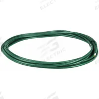 CHAINFLEX Control Cable: 18 AWG, 3 Conductors, 100 ft, PVC Jacket, 600 V (MPN CF6-07-03-100). Key specifications — Conductor Material: Copper; Conductor Configuration: Single; Minimum Bend Radius Factor - Fixed: 4 x OD; Minimum Bend Radius Factor - Flexible: 5 x OD; Includes Ground: Yes; Minimum Bend Radius Factor - E-Chain: 6.8 x OD; Resistance Properties: Oil and Grease Resistant; Standards: CE.