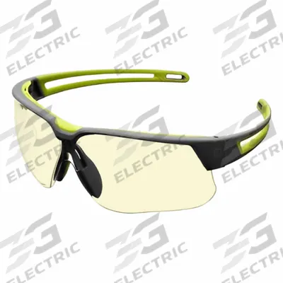 UVEX BY PIP Reader Safety Glasses: Amber Lens, Frameless - Padded Comfort-Fit Safety Glasses