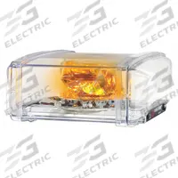 FEDERAL SIGNAL Mini Light Bar: LED, SAE J845 Class 1, Mini Light Bar, Permanent, Aluminum, Pigtail (MPN NVG10-AAF). Key specifications — Electrical Connection: Pigtail; Series: HighLighter; Brand: FEDERAL SIGNAL; Mount Type: Screw; Light SAE Class Rating: SAE Class 1.