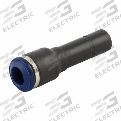 AIGNEP Swift Fit Push To Connect Fitting: 5/16 in OD x 1/4 in OD Size - Nickel-Plated Brass Tube Fittings
