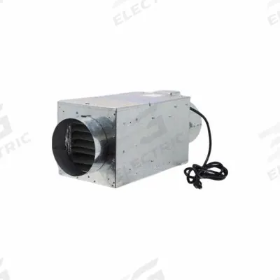 FIELD CONTROLS In-Line Duct Fan: 140 cfm Max., 6 in Duct, 34 W, 120V AC, 1 Ph, 60 Hz Freq - General Purpose Inline Duct Fans