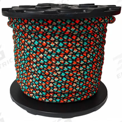 ALL GEAR Rigging and Climbing Rope: Double Braid, 3/4 in Dia, 4,600 lb Working Load Limit - Rigging & Climbing Rope