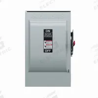 SIEMENS Safety Switch: Non-Fusible, 200 A, Single or Three Phase, 240V AC, Galvanized Steel, Outdoor (MPN GNF324RA). Key specifications — attr867131: SIEMENS.