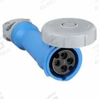 HUBBELL Pin and Sleeve Connector: Blue, 250V AC, Three Phase, 20 A, 3 Pole, 4 Wire, IEC Grounding (MPN HBL420C9W). Key specifications — Brand: HUBBELL.