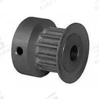 DAYTON Timing Pulley: Curvilinear, Fixed, For 6 mm Belt Wd, 13 Teeth, 3 mm Pitch, Aluminum (MPN 13-3M06M6CA4). Key specifications — Brand: DAYTON; Finish: Clear Anodized; For Belt Series: Powerhouse®.