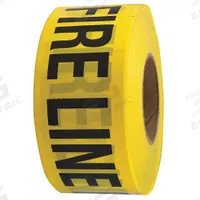 APPROVED VENDOR Barricade Tape: 1,000 ft Lg, 3 in Wd, Fire Line Do Not Cross Legend, Polyethylene (MPN 4ACD5). Key specifications — Tape Message: Fire Line Do Not Cross; Message Color: Black; Brand: APPROVED VENDOR.