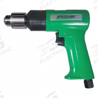SPEEDAIRE Air-Powered Drill: 3/8 in Chuck, Heavy Duty, 2,600 RPM, 0.7 hp, Keyed, Reversible (MPN 45YY15). Key specifications — attr1320790: SPEEDAIRE.