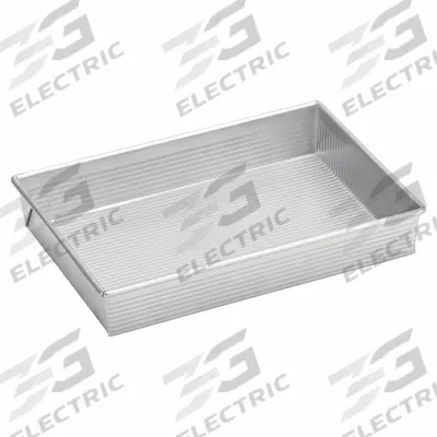 CHICAGO METALLIC Rectangular Cake Pan: Straight Side Cake Pan Pan, Aluminized Steel, Glazed - Cake Pans