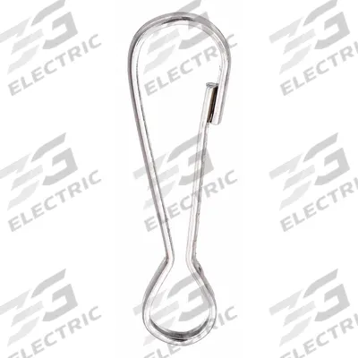 LUCKY LINE PRODUCTS Snap Hook: 1 Snaps, Solid Gate, Steel, 3/16 in Opening Size - Light Duty Spring Snaps