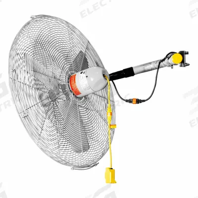 JAN FAN Mounted Fan: 30 in Blade Dia, 115 V, 1/4 hp Motor HP, Ceiling/Floor/Wall Mount - Standard Industrial Wall-Mount Fans