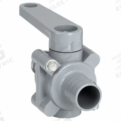APPROVED VENDOR Manual Two-Way Ball Valve: 3/4 in, PVC, Straight, Barb x Barb - PVC Ball Valves
