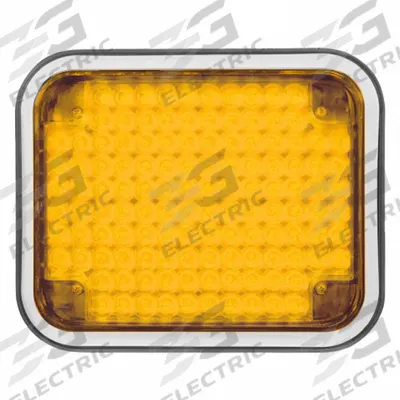 CODE 3 Perimeter Light: Emergency Vehicle Perimeter Light, Amber, 9.6 W Watt - Emergency Vehicle Perimeter Lights