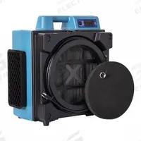 Negative Air Machine: ABS, Particulate Filtration, 750 cfm Airflow, 750 cfm Max Airflow, Front, Blue (MPN X-4700A). Key specifications — Brand: XPOWER; Includes Filter: Air Filter Included.