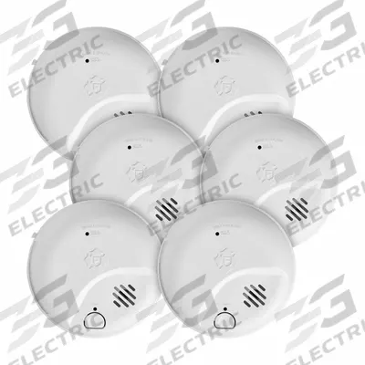 BRK Smoke/CO Alarm: Carbon Monoxide/Smoke, Hardwired, Battery Backup, Smoke/CO Detector - Combination Carbon Monoxide & Smoke Detectors