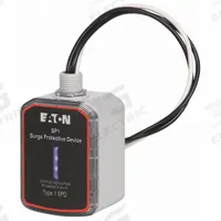 EATON Surge Protection Device: Three Phase, 480 VAC Delta, 2000V (L-G, L-L), 480 V, Advanced Polymer (MPN SP1-480D). Key specifications — Voltage: 480 VAC Delta; Max. Continuing Operating Voltage: 480 V; Voltage Protection Rating: 2000V (L-G, L-L); Enclosure Material: Advanced Polymer; Enclosure NEMA Rating: NEMA 4; Max. Surge Current per Mode: 50 kA; Brand: EATON.