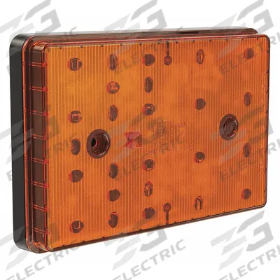 J.W. SPEAKER Stop/Turn/Tail Light: LED, Turn Signal Light, Amber, Rectangular - Turn Signal Lights