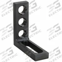 BUILDPRO Right Angle Bracket: 3.6 in Lg, 3.6 in Wd, 1.2 in Ht, 2.6 in Slot, 3 Holes (MPN T50305). Key specifications — Brand: BUILDPRO; Manufacturer Part Number: T50305; Slot Length: 2.6 in; Number of Holes: 3.