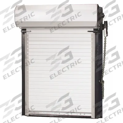 AMERICAN GARAGE DOOR SUPPLY Insulated Slat Door: Polyester, 12 ft x 10 ft - Solid Dock Doors