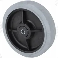 APPROVED VENDOR Caster Wheel: 8 in Wheel Dia., 2 in Wheel Wd, Rubber, 500 lb Load Rating, Plastic (MPN P-RP-080X020/050KP-EL-001). Key specifications — Wheel Core Material: Plastic; Wheel/Tread Color: Gray; Brand: APPROVED VENDOR.