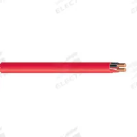 SOUTHWIRE Fire Alarm Cable: 1,000 ft Cable Lg, Plenum, Plenum, PVC, PVC, Red, PVC, 2 Conductors (MPN G70009-1A). Key specifications — Brand: SOUTHWIRE; Conductor Gauge: 12 AWG; Jacket Material: PVC; Solid/Stranded: Solid.